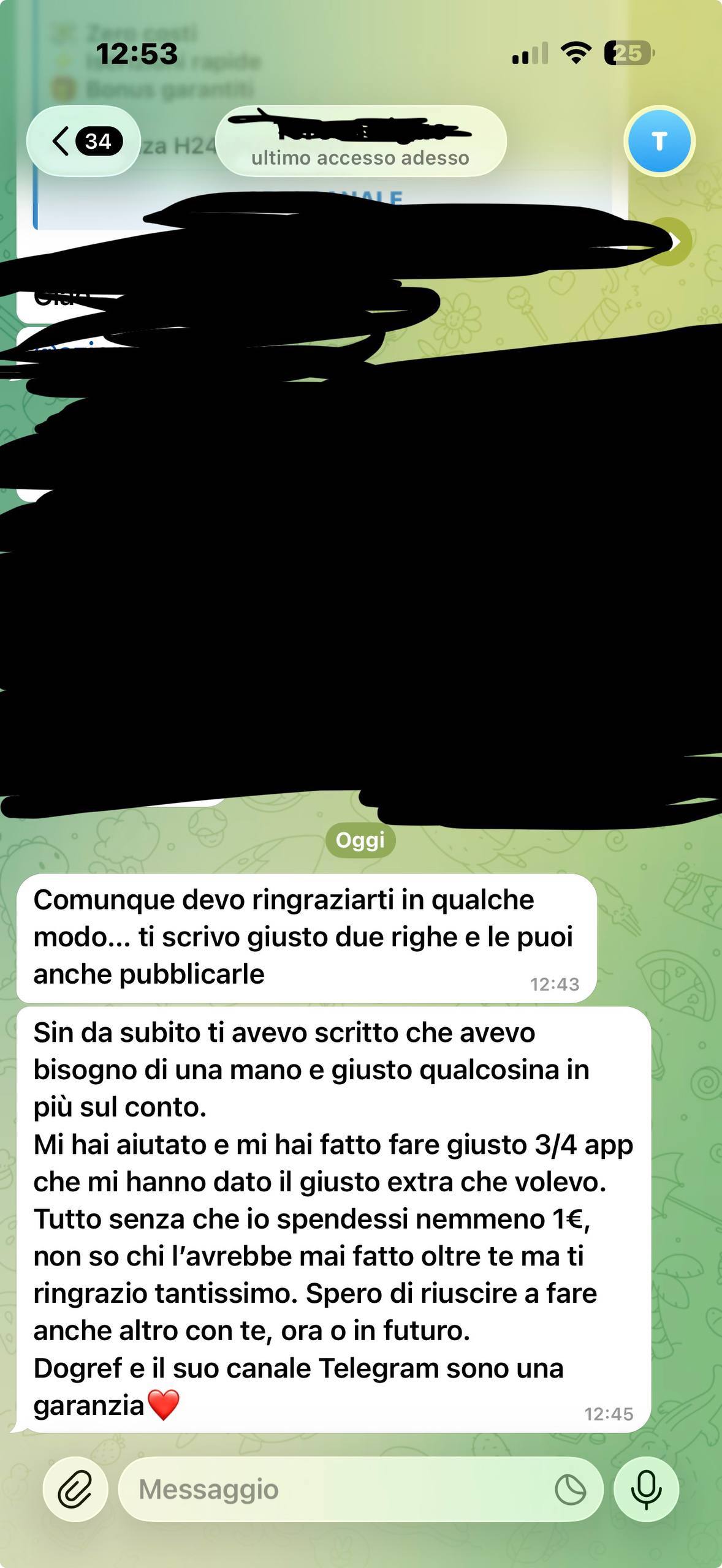 Testimonianza utente del canale DogRef