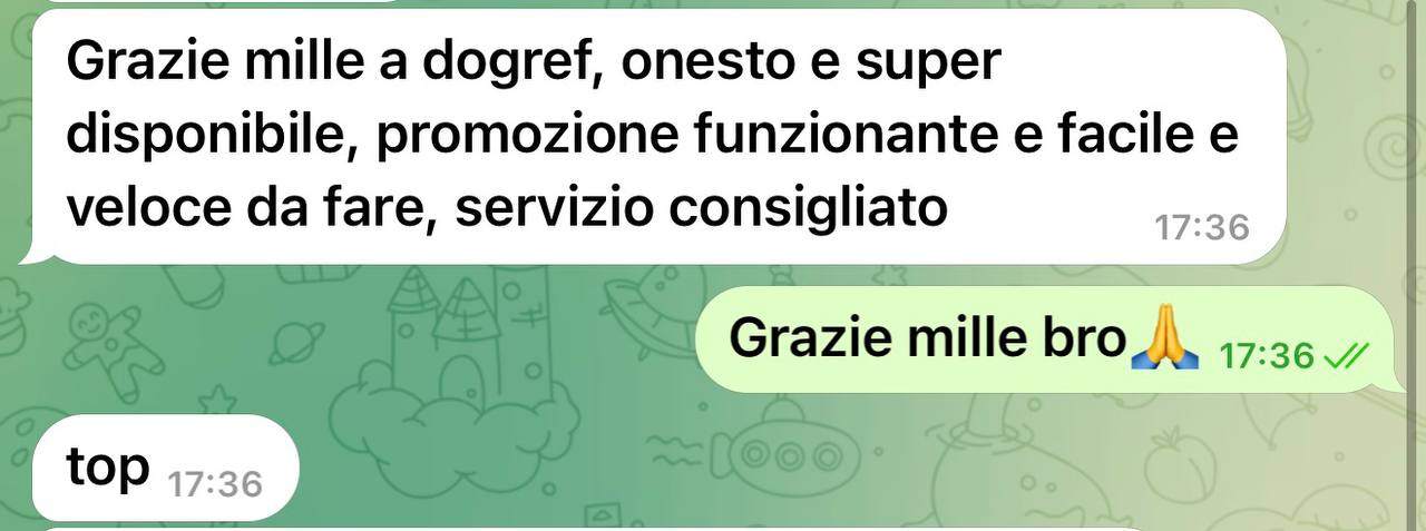 Testimonianza utente del canale DogRef